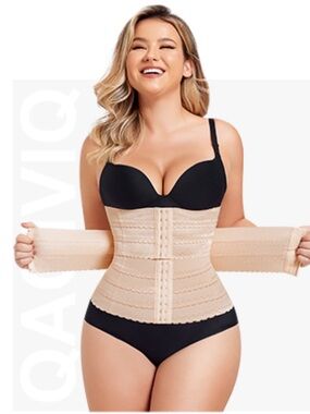 Beige Waist Trainer Cincher Shapewear For Women NWT